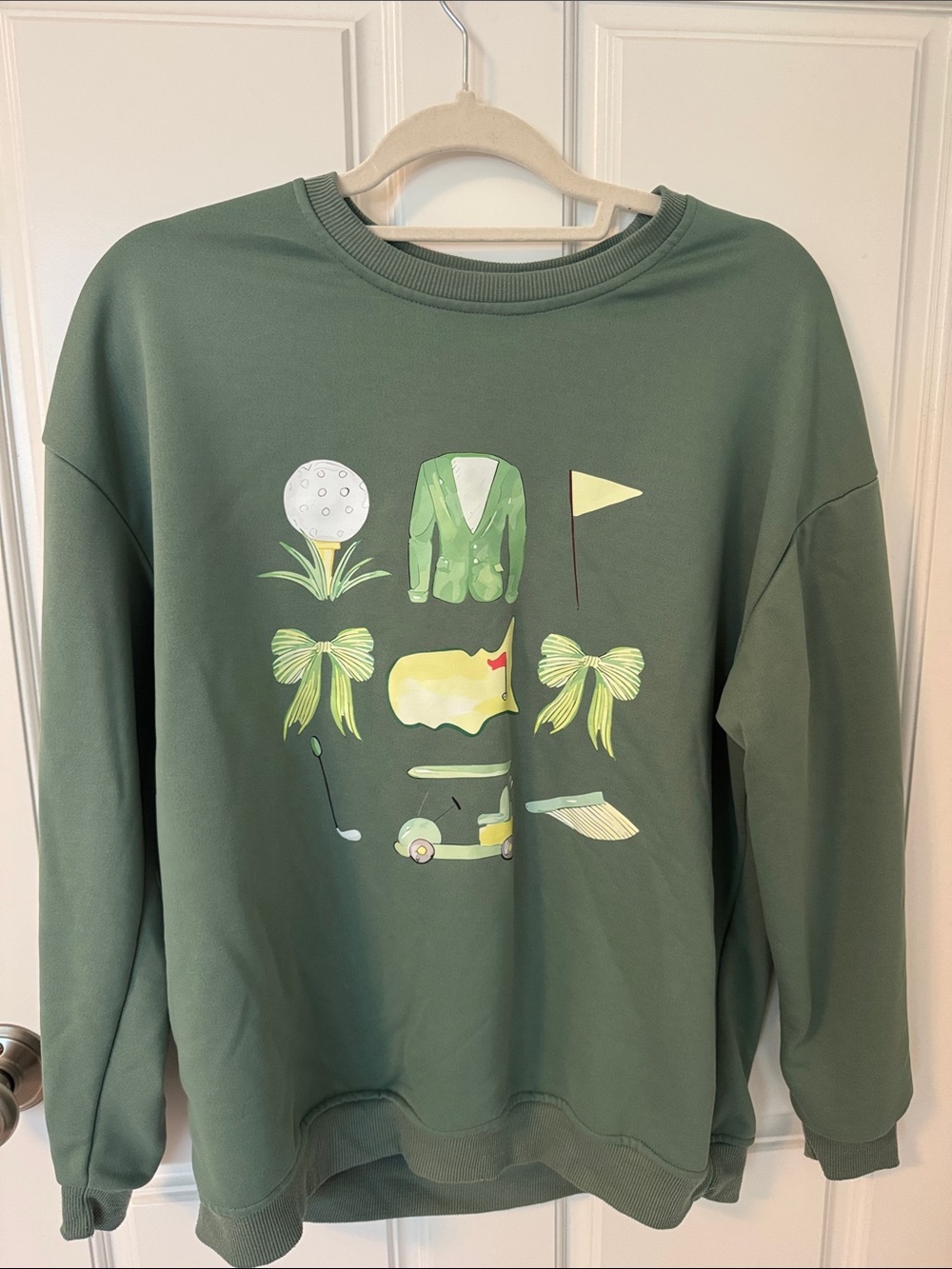 Green Graphic Golf/Masters Sweatshirt